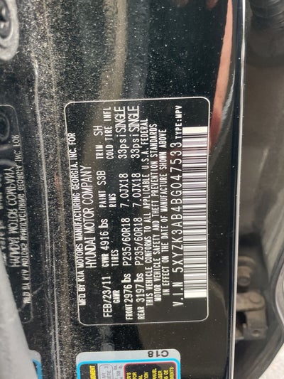 2011 Hyundai Santa Fe Limited