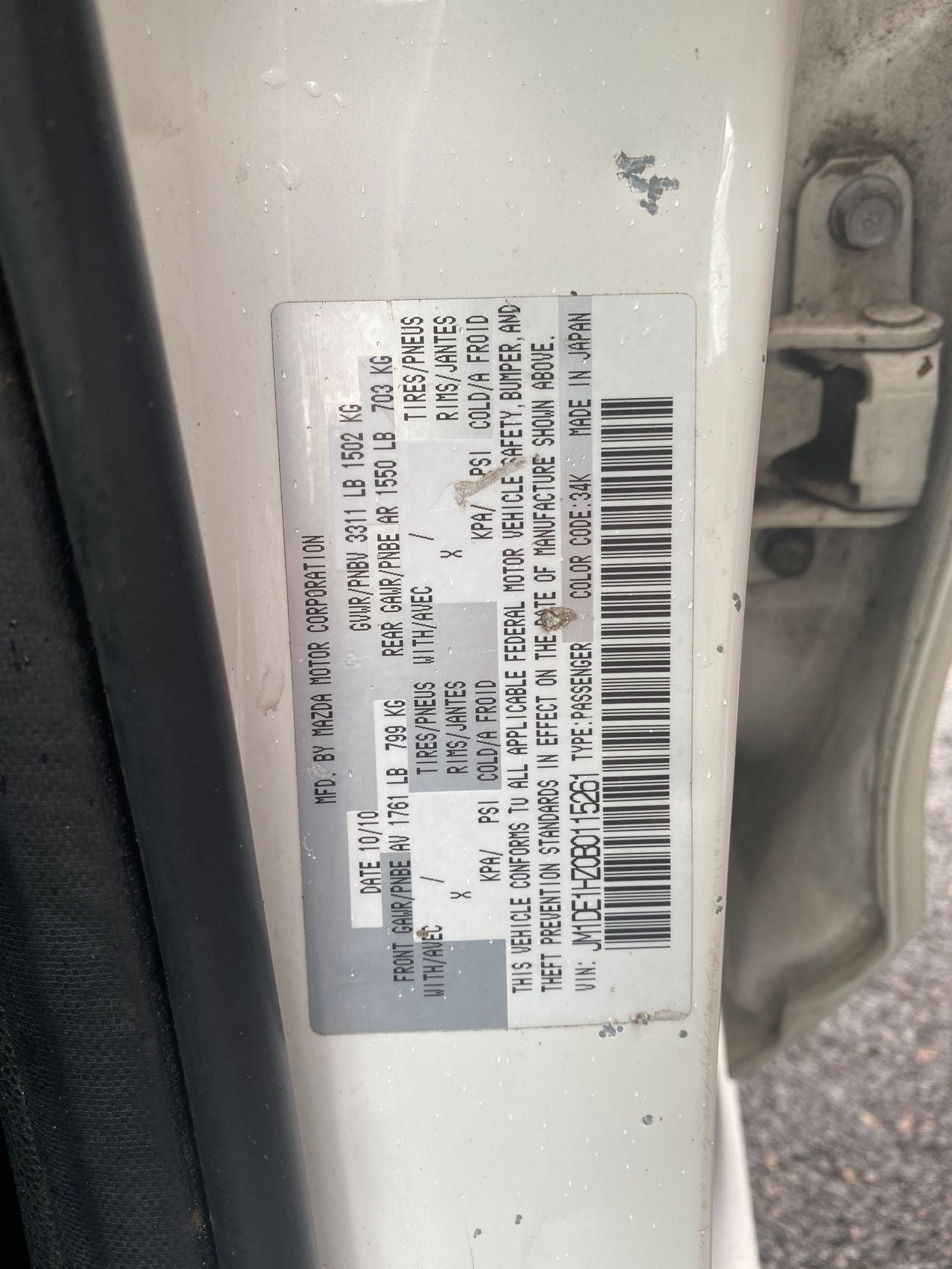 2011 Mazda Mazda2 Sport