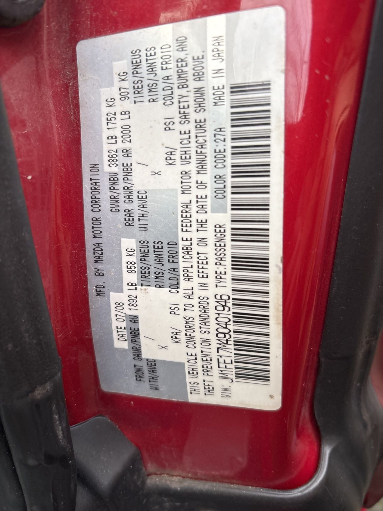 2009 Mazda Mazda RX-8 Grand Touring